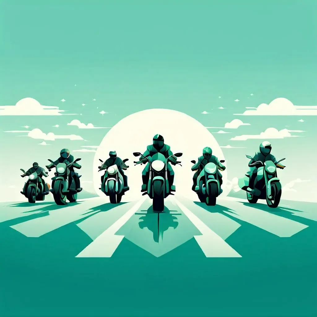 Conducción en Grupo para Motociclistas A2: Coordinación, Espaciado y Comunicación