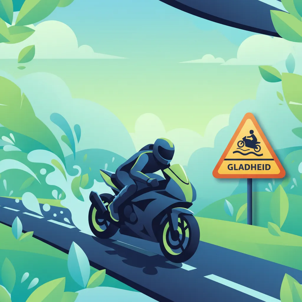 Dominar el control del acelerador en carreteras mojadas para la teoría de motocicletas en Países Bajos