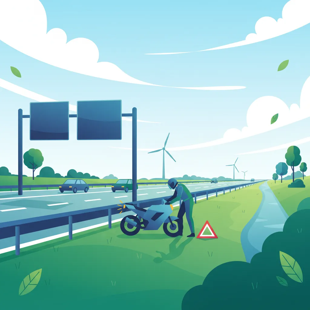 Procedimientos Holandeses para Averías y Accidentes de Motocicleta para Tu Examen Teórico