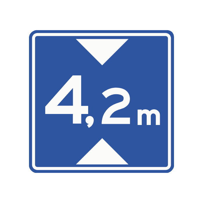 L1 - Prześwit Pod Mostem znak drogowy
