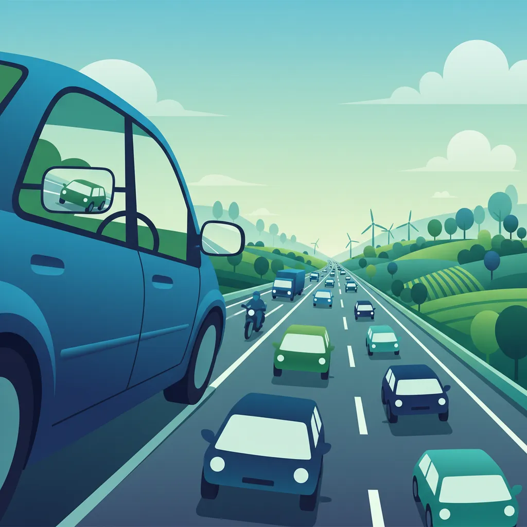 Illustration for the theory topic Motorway Entry Rules