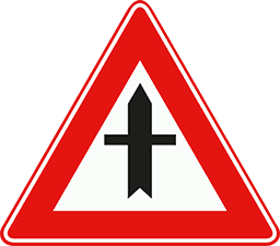 B3 - Prioridad en Intersección señal de tráfico