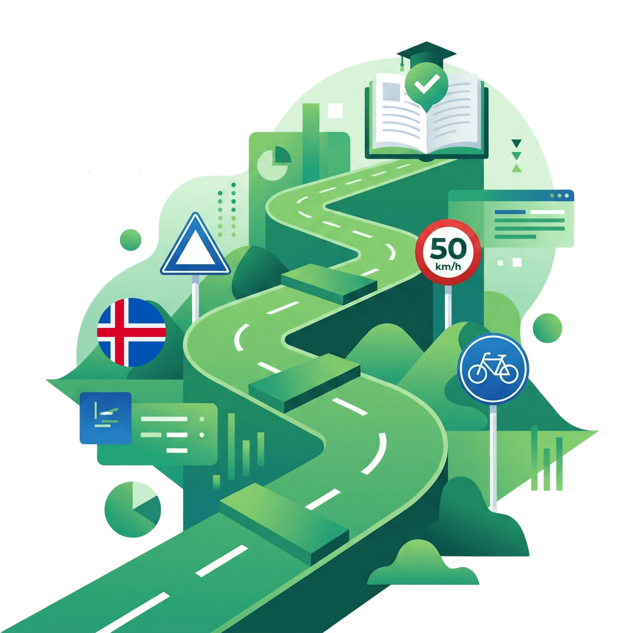Master Icelandic Driving Theory Step-by-Step