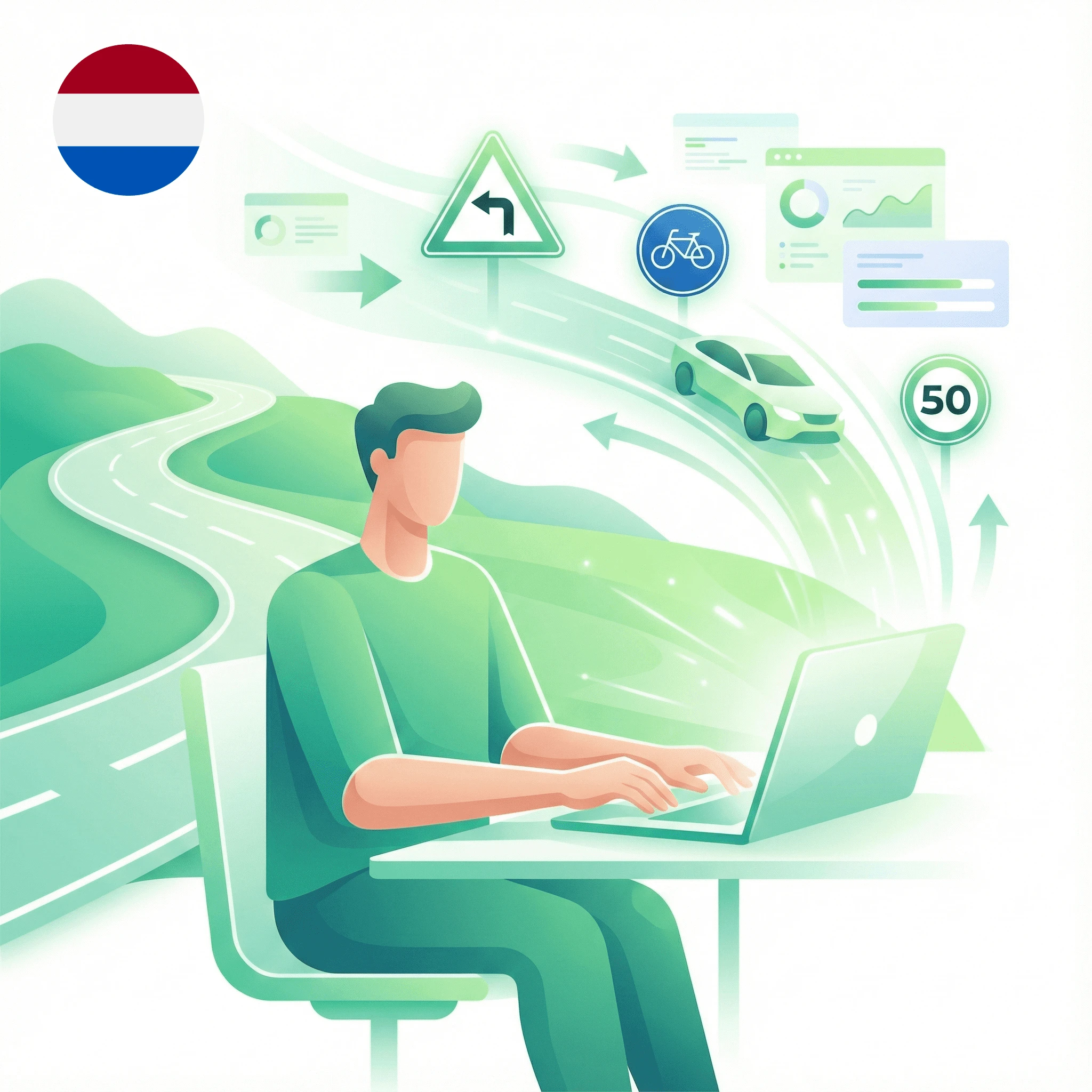 Resmi Hollanda Ehliyet Teorik Sınavına Hazırlık